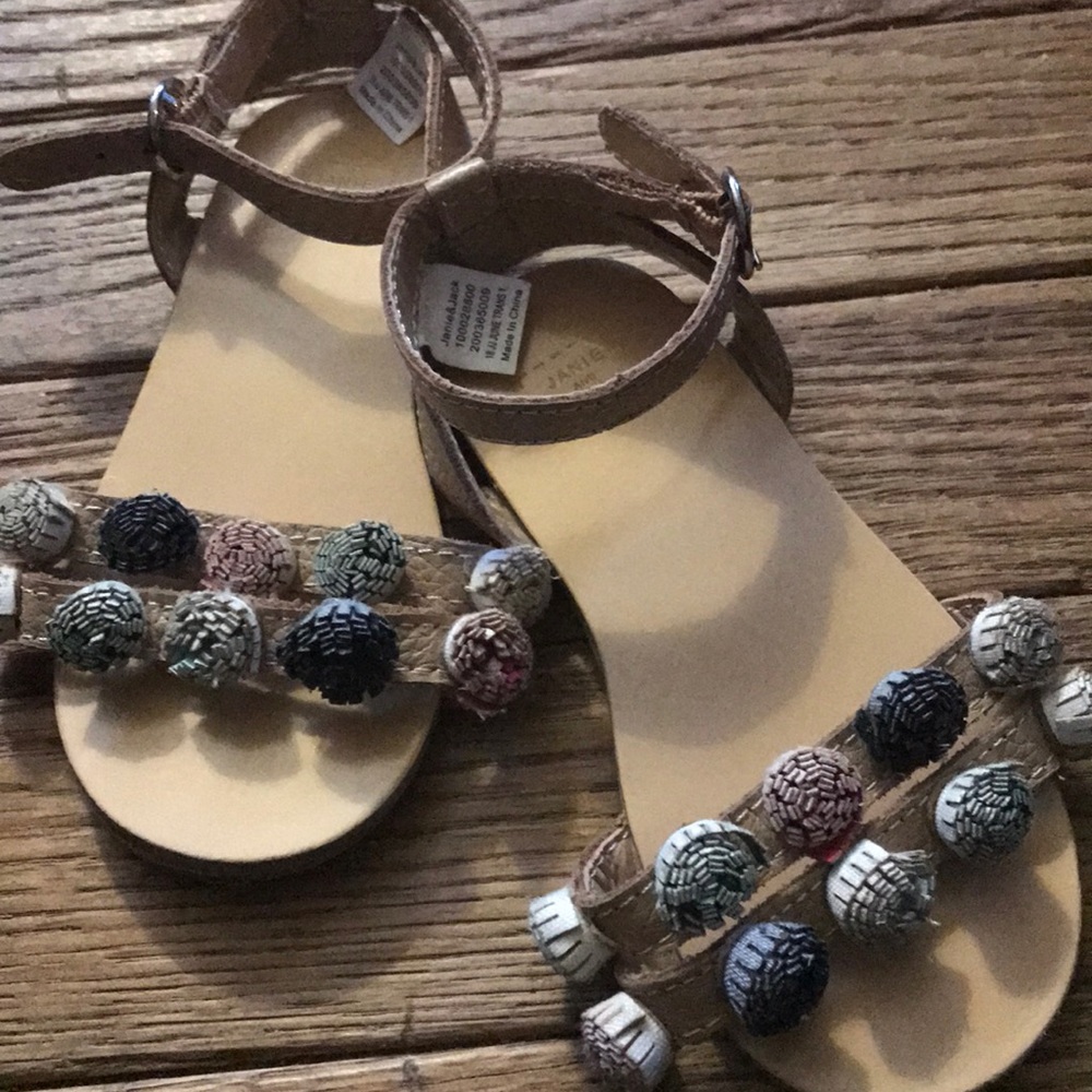 Multicolored sandals